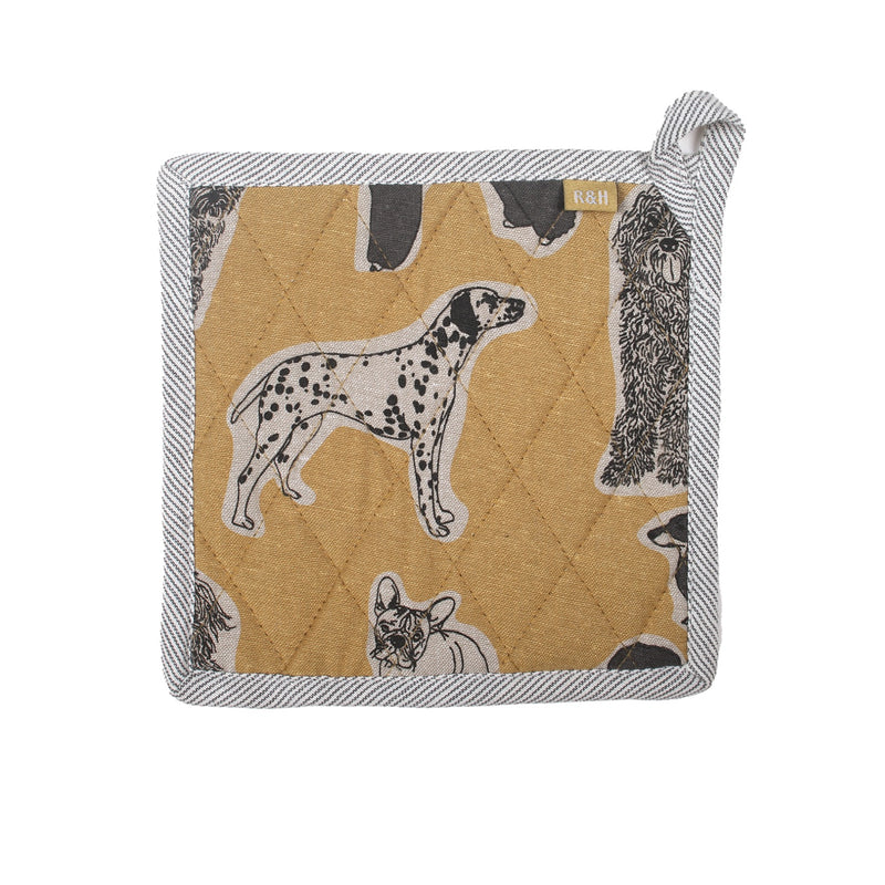 Pot Holder Woof - Yellow Sunset