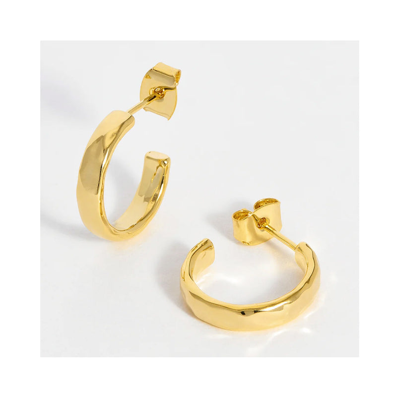 Earrings Hoops Constellation Gold Plated