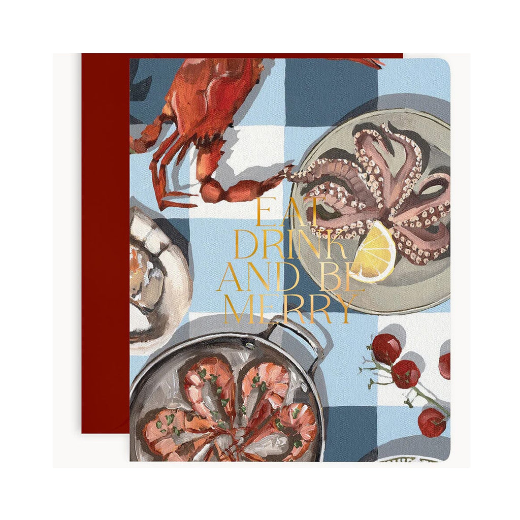 Card 'Eat, Drink & Be Merry'