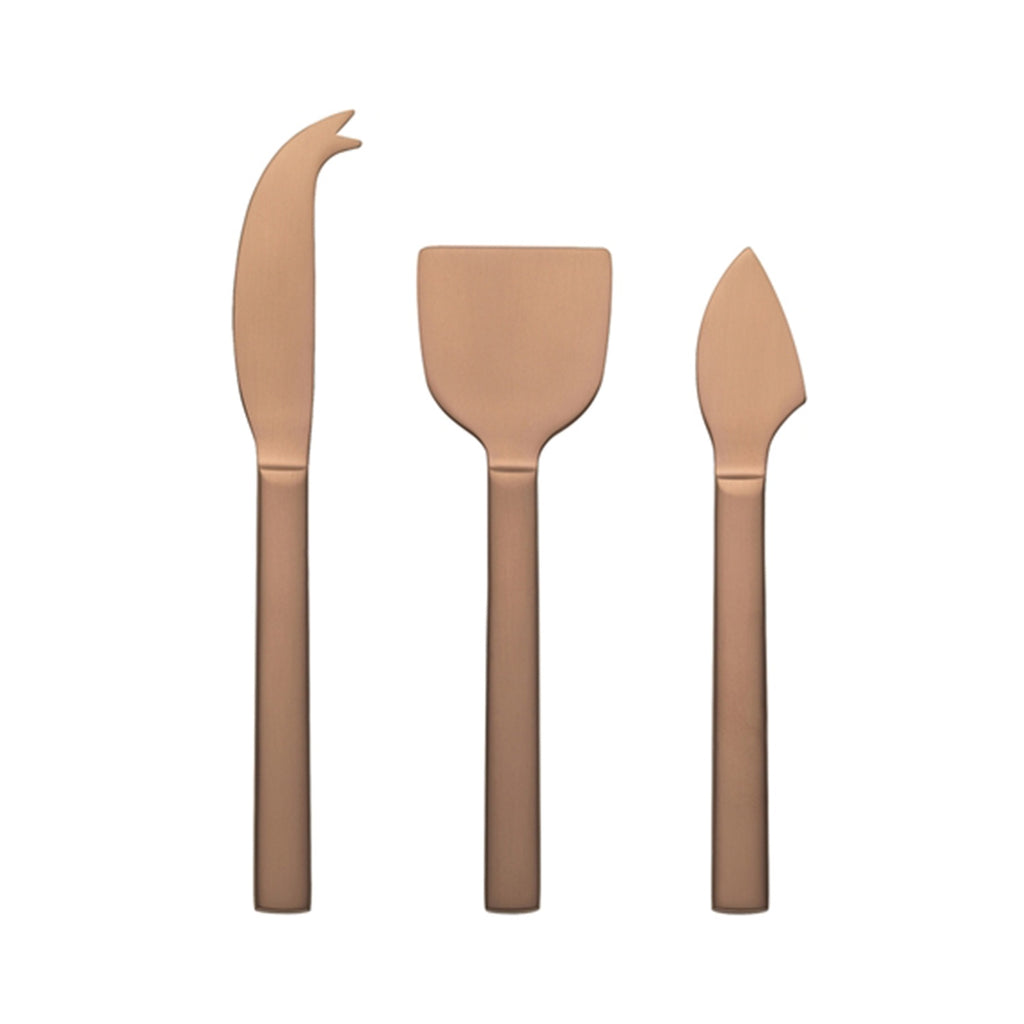 Cheese Knife Set Forge - Matt Copper