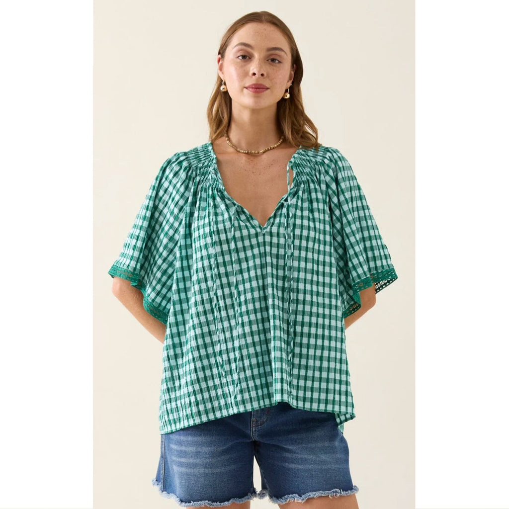 Top Esther Shirred - Baltic