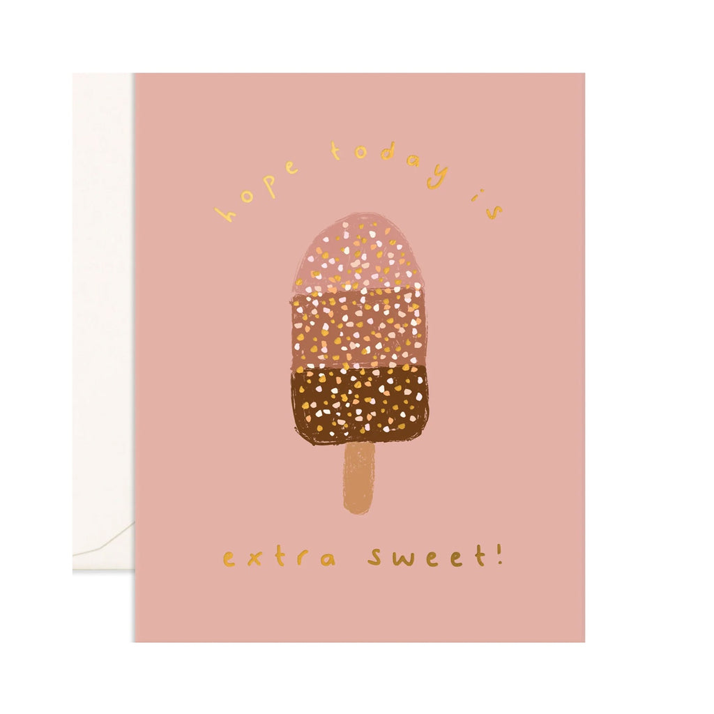 Card Extra Sweet Paddle Pop