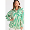 Top Ezra Shirt Jade Stripe