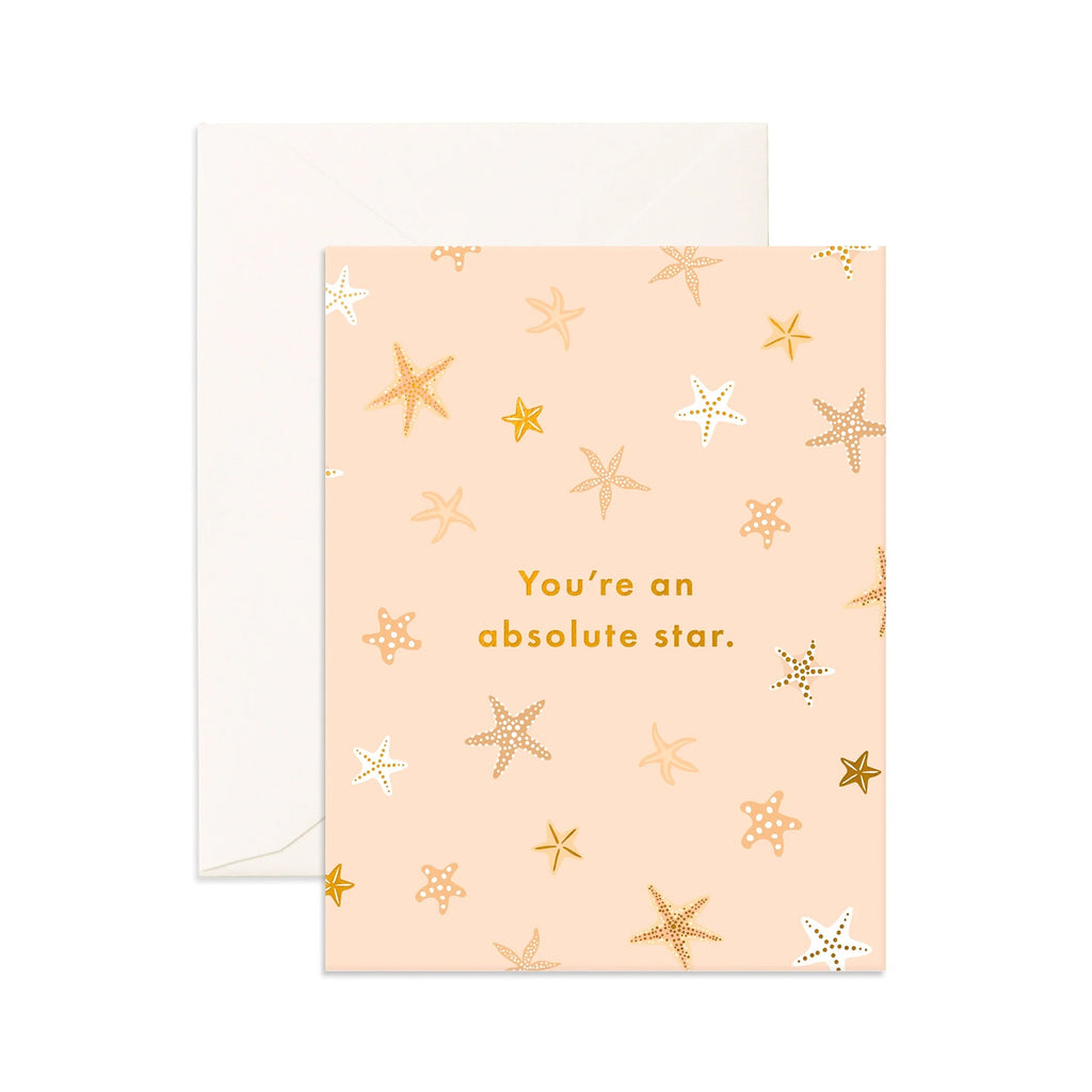Card Absolute Starfish Greeting