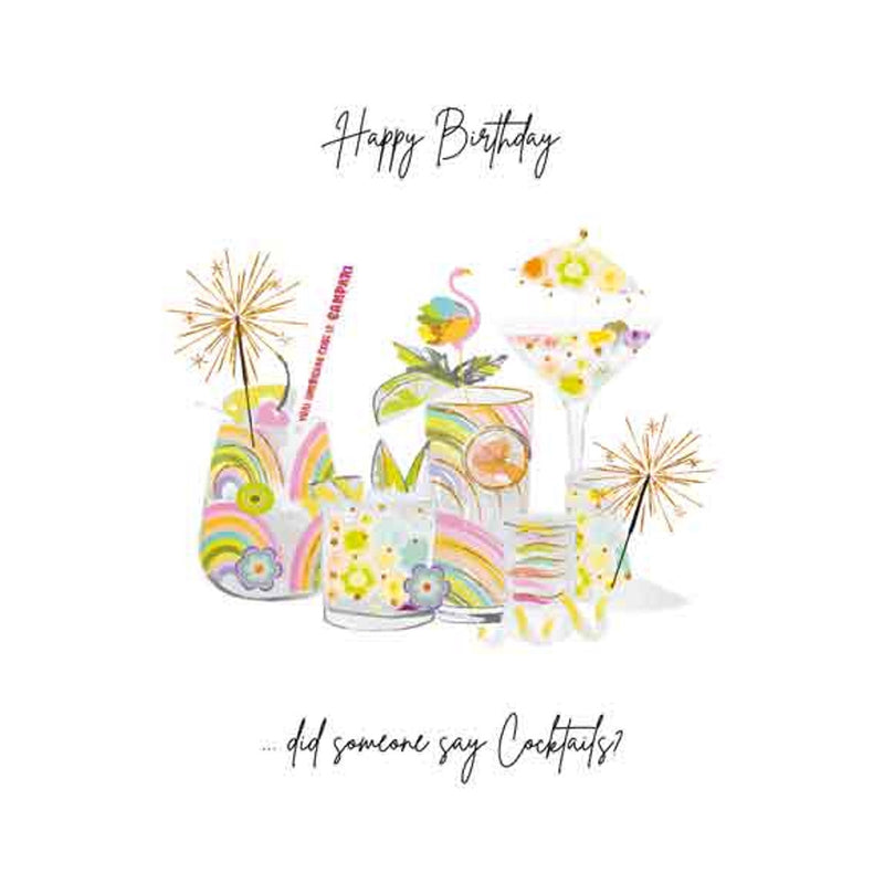 Card HB Did Someone Say Cocktails?