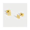 Earrings North Star With CZ