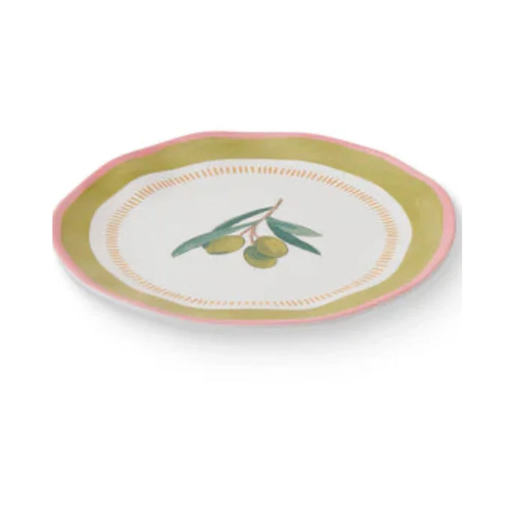 Plate Small Melamine Fiesta Olive
