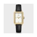 Watch - Fluette Leather - Black Lizard / Gold