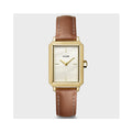 Watch - Fluette Leather - Nutshell Sand Texture White / Gold