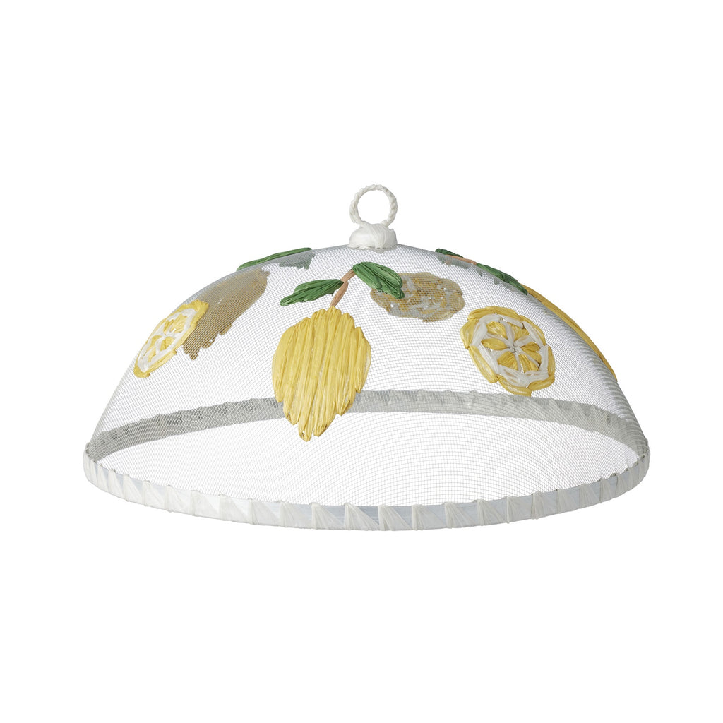 Food Cover Limone - White/Yellow