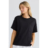 Top Free Time Tee Black