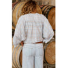 Top Freida Check Shirt One Size