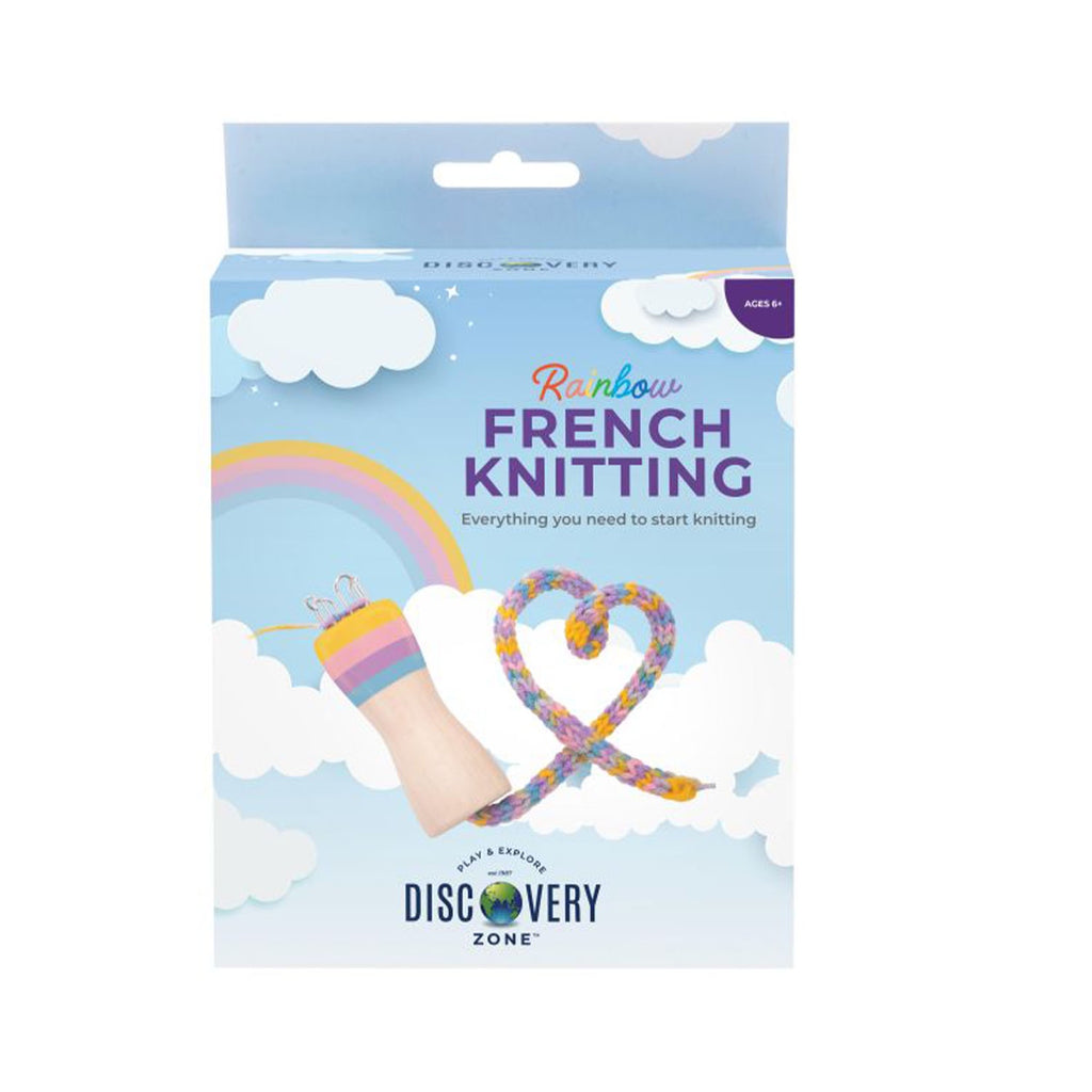French Knitting Rainbow