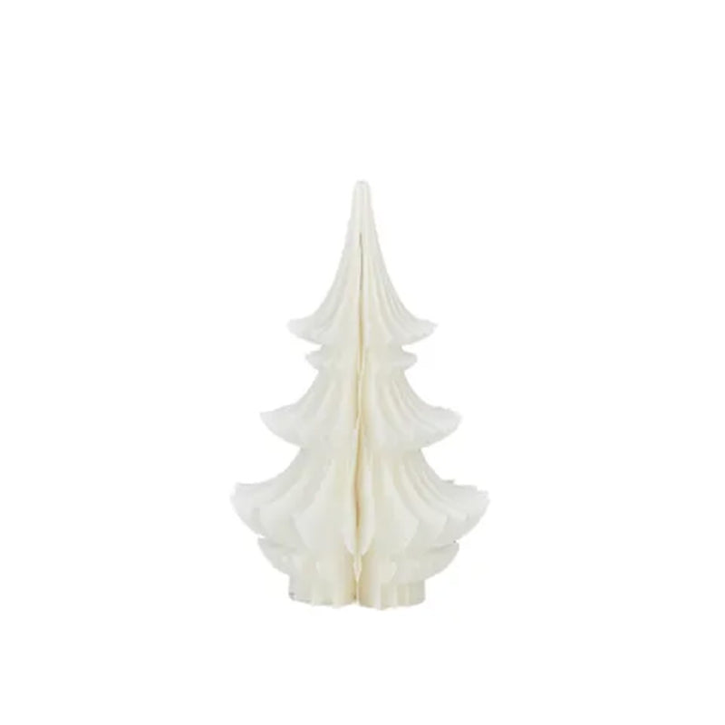 Ornament Christmas Tree Paper 30cm - White