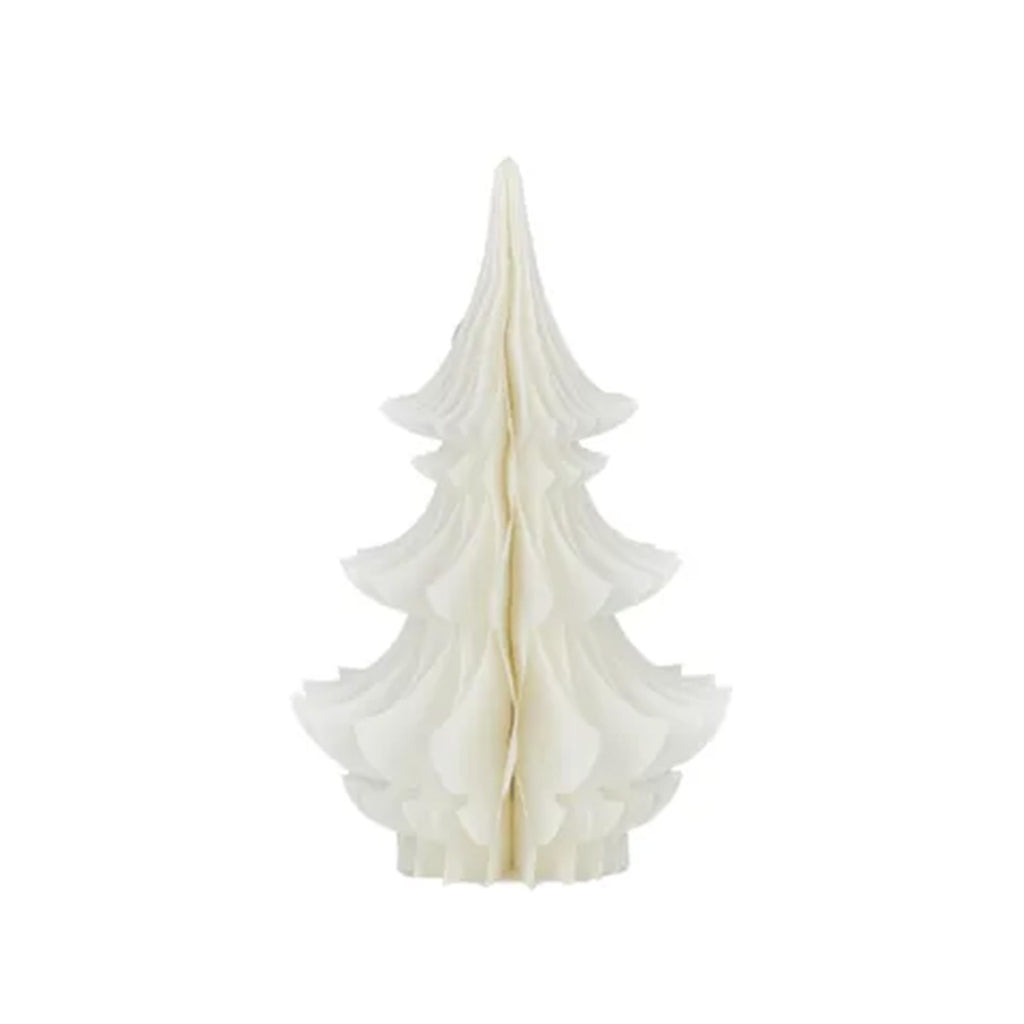 Ornament Christmas Tree Paper 40cm - White