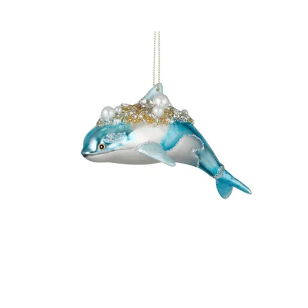 Ornament Dolphin Glass