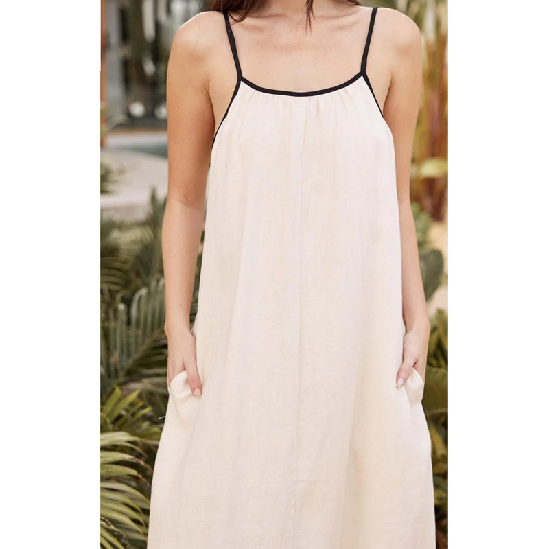 Dress Georgina Linen - Cream