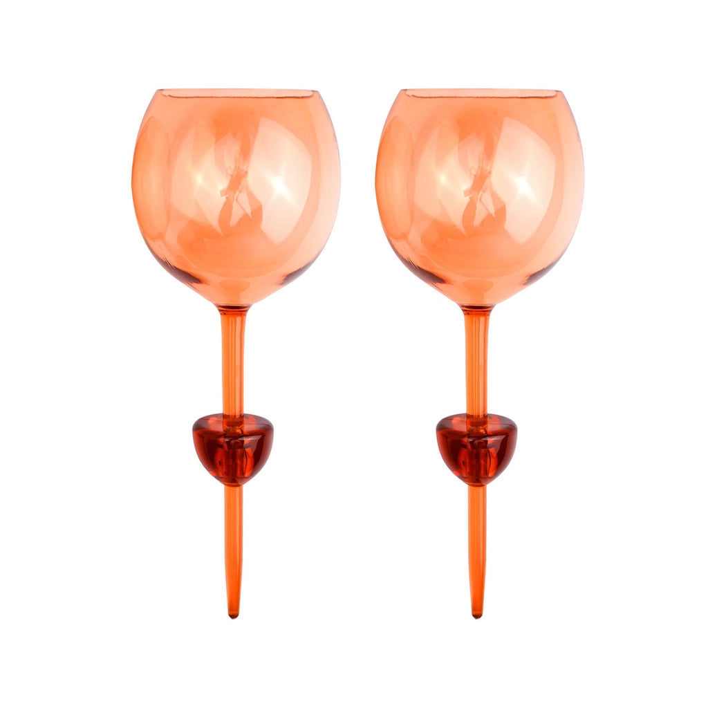 Glass Set 2 'The Bodie Riviera' - Orange