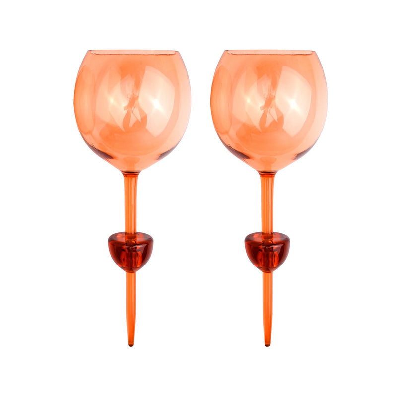 Glass Set 2 'The Bodie Riviera' - Orange