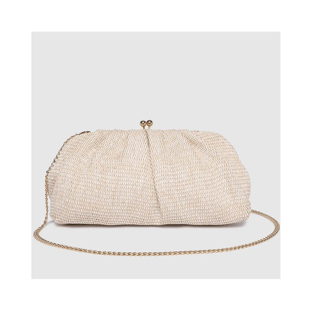 Clutch Goldie - Raffia Vanilla