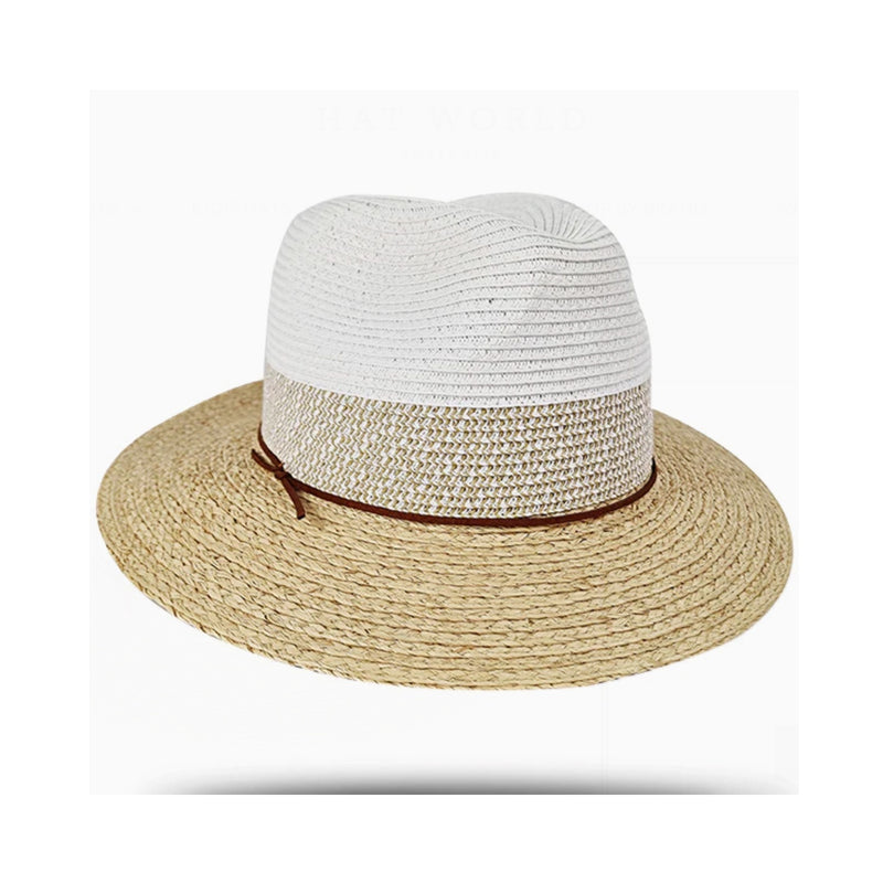 Hat Fedora Raffia Natural - M