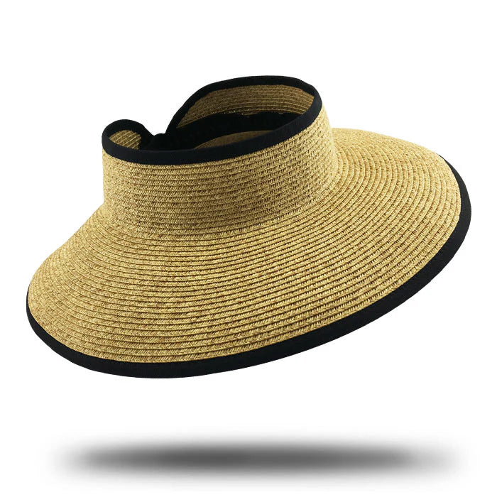 Hat Visor Wide Brim ONE SIZE - Tan