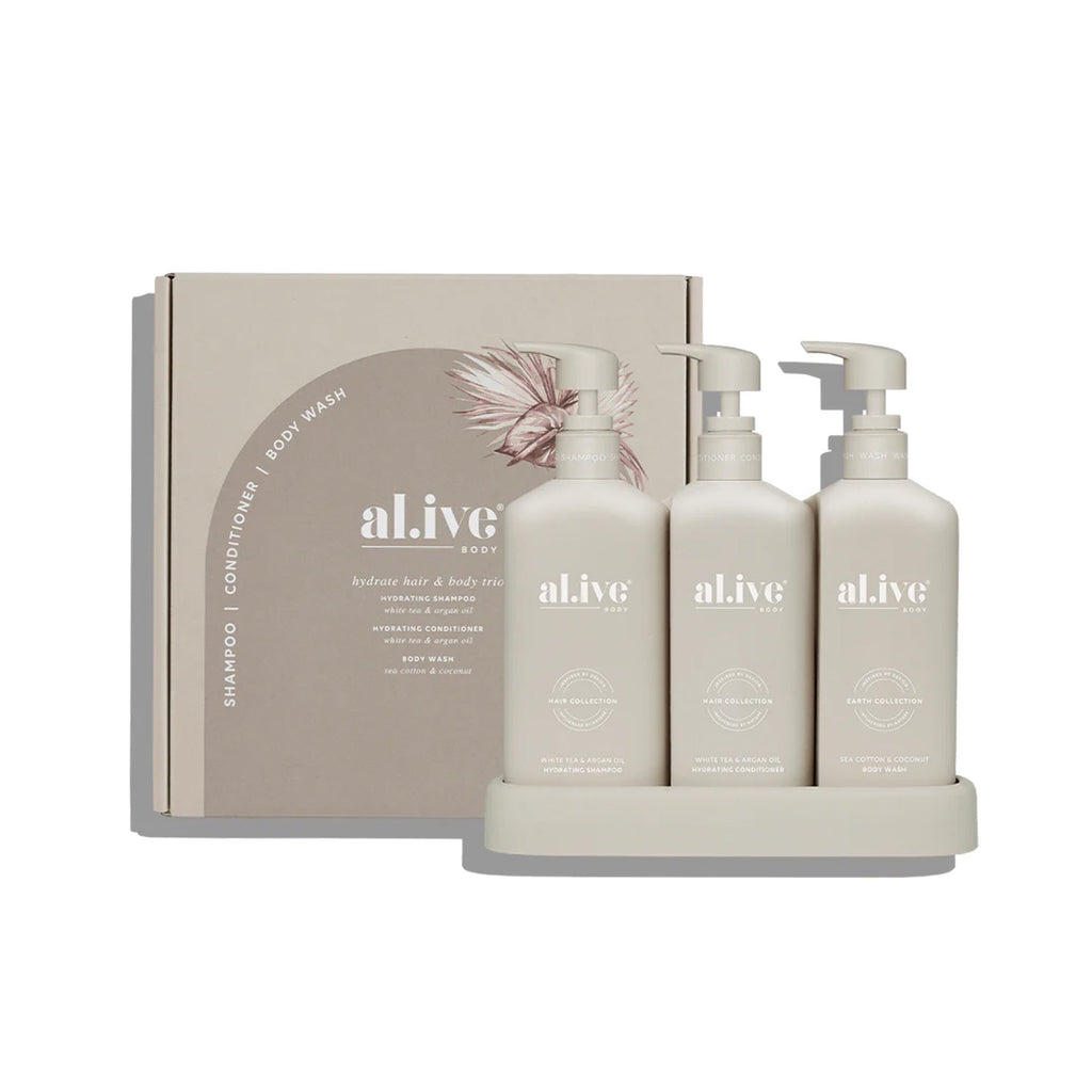 Hair & Body Trio - White Tea & Argan Oil