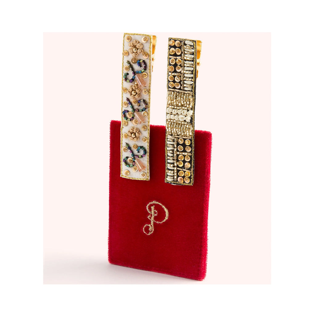 Hair Clips Pack 2 - Midnight & Champagne