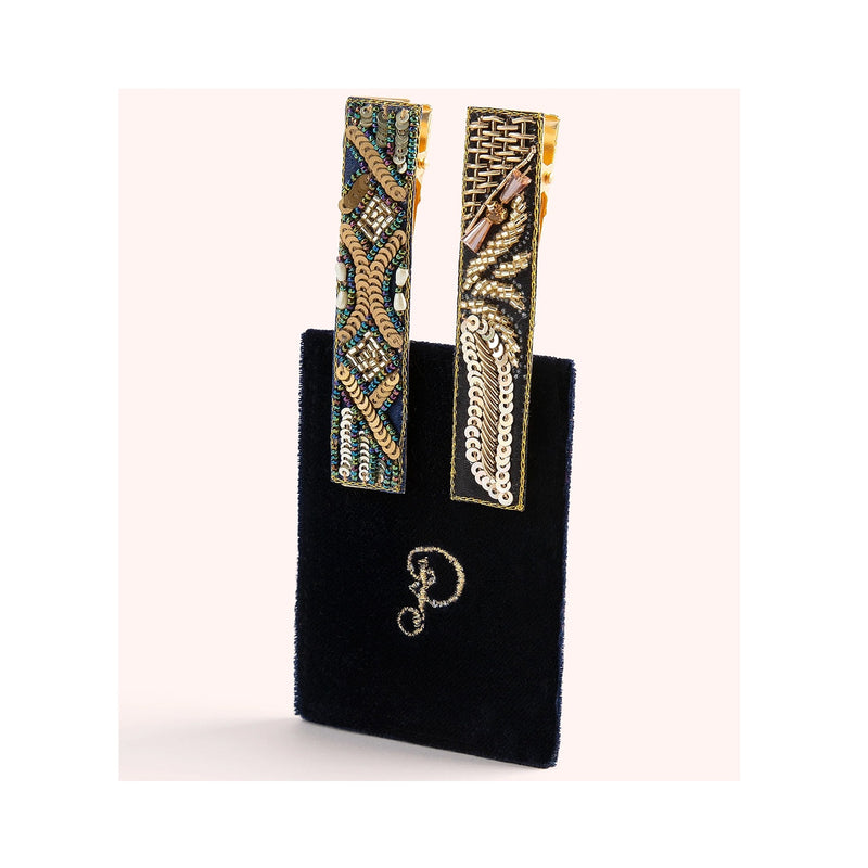 Hair Clips Pack 2 - Midnight Sparkle