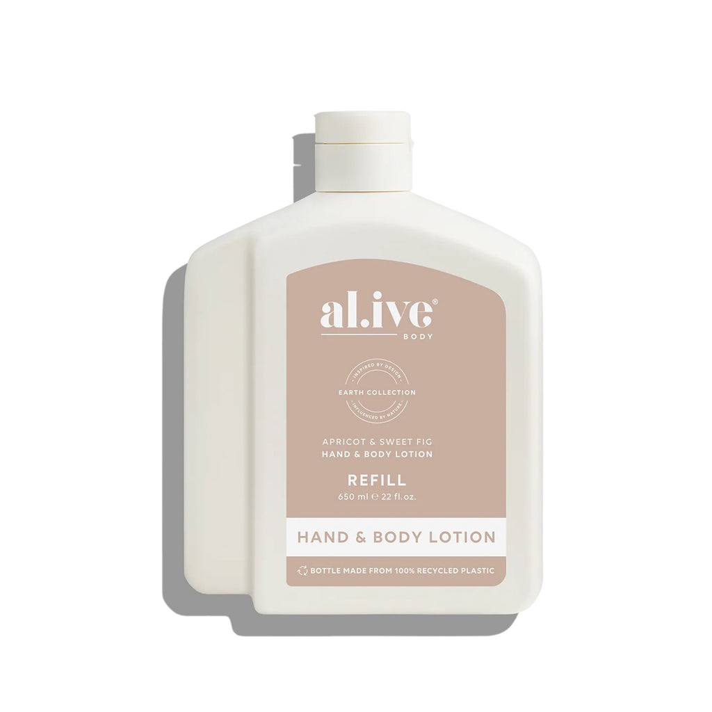 Hand & Body Lotion Refill 650ml  - Apricot & Sweet Fig