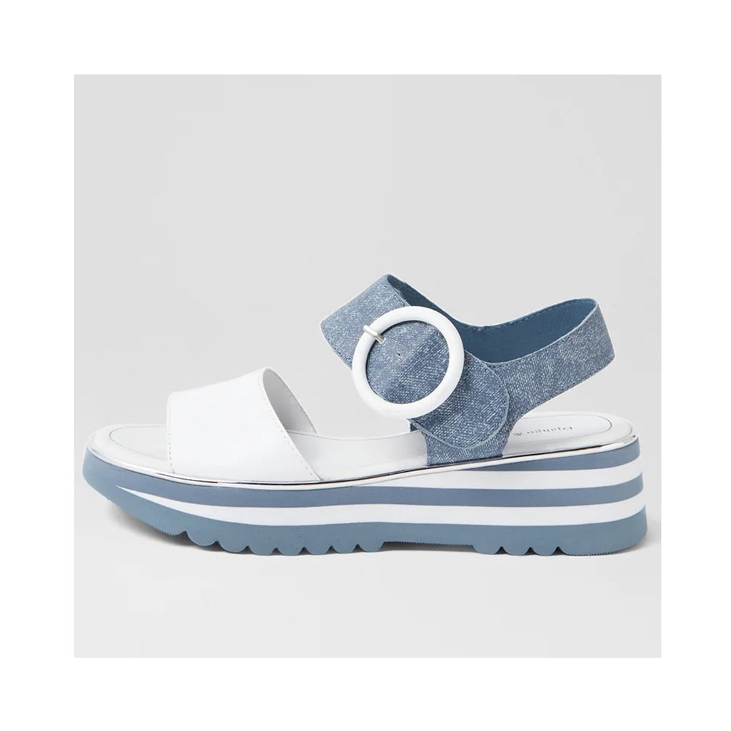 Shoe Harlows - White & Blue