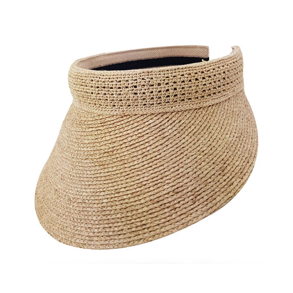 Hat Visor Raffia ONE SIZE - Natural