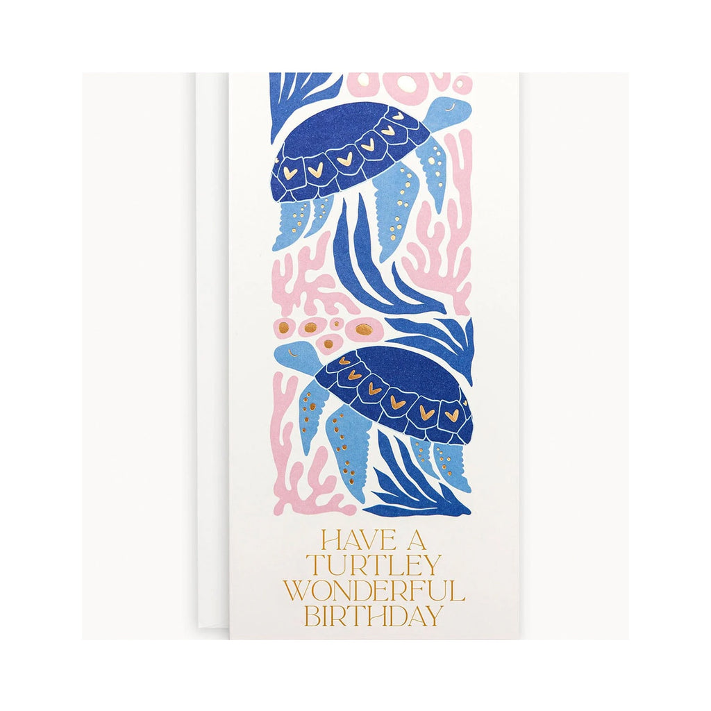 Card Tall 'Have A Turtley Wonderful Birthday'
