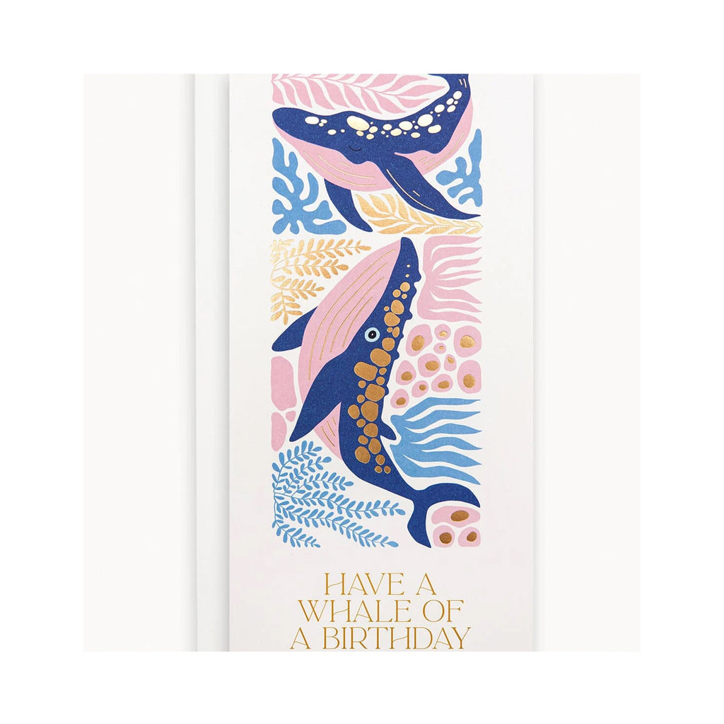 Card Tall 'Have a Whale of a Birthday'