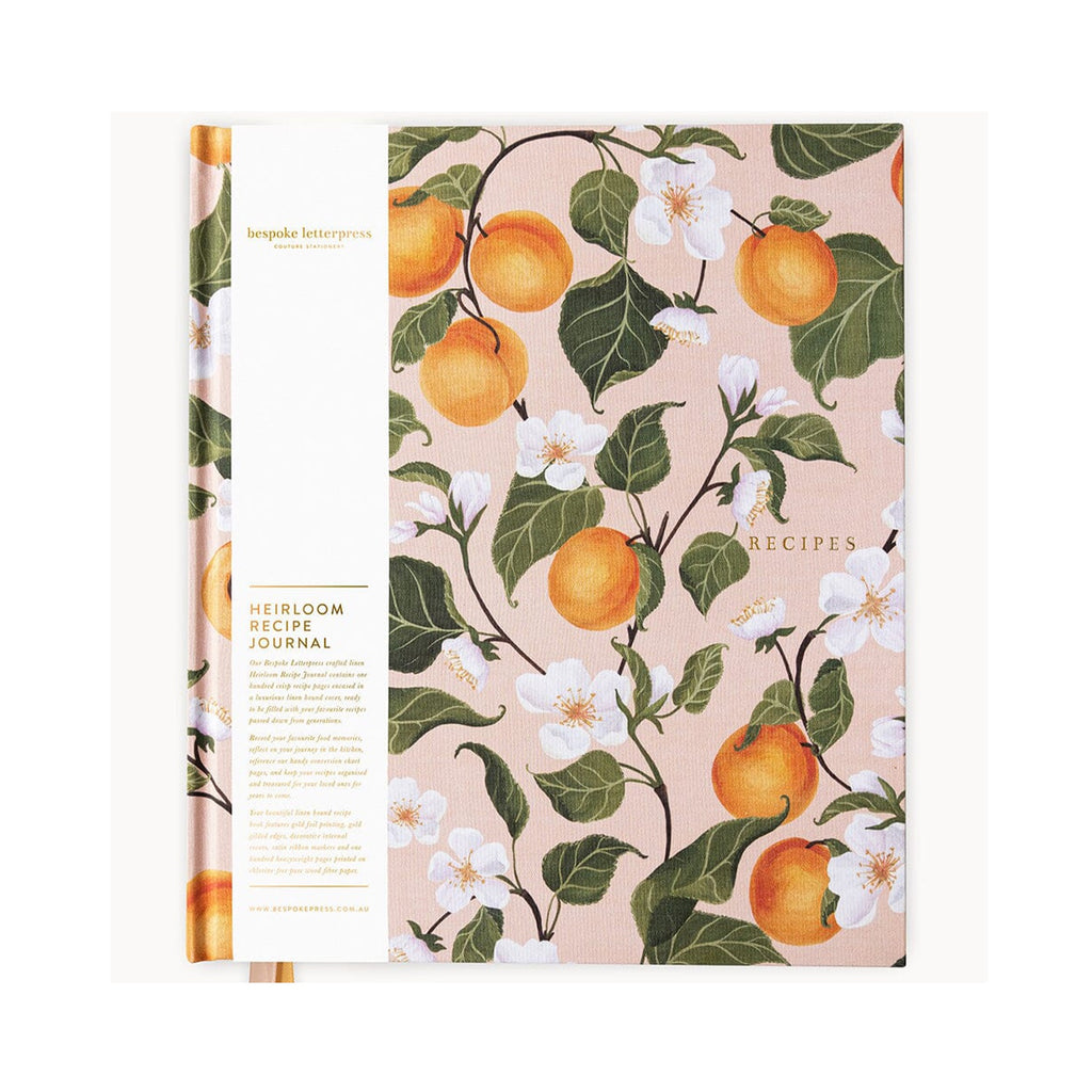 Journal Heirloom Recipe Book - Peaches