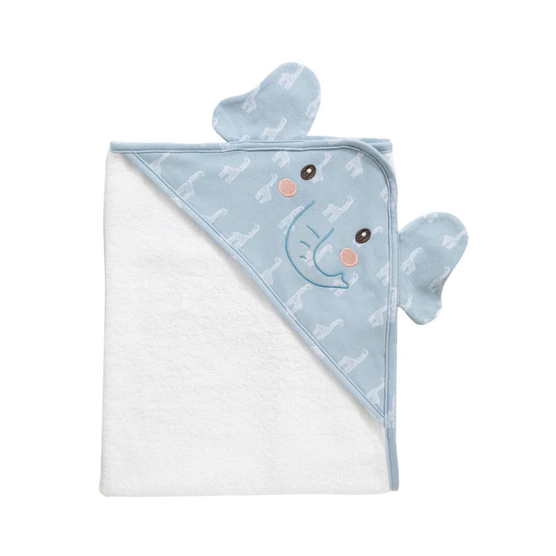 Hooded Towel - Safari Elephant