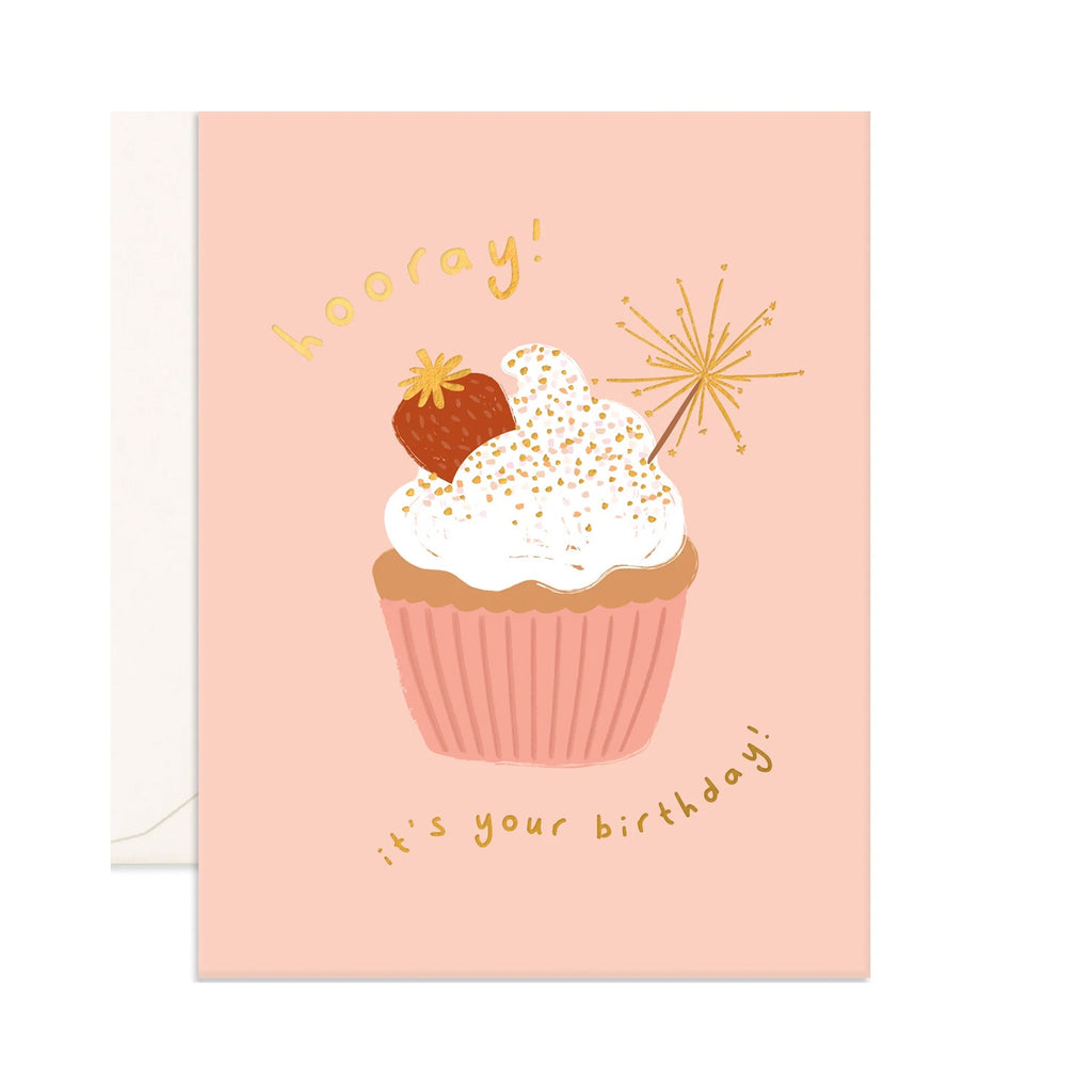 Card Hooray Cupcake