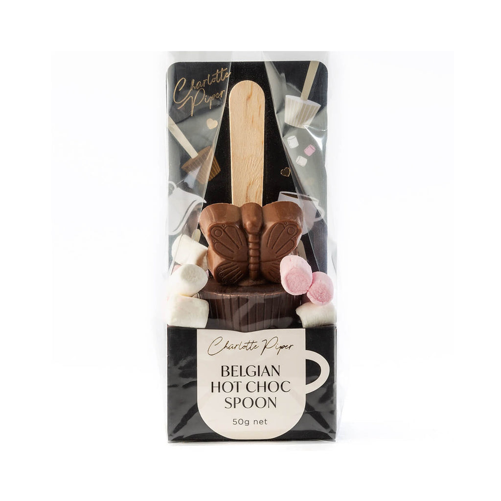 Hot Chocolate Spoon - Dark Butterfly