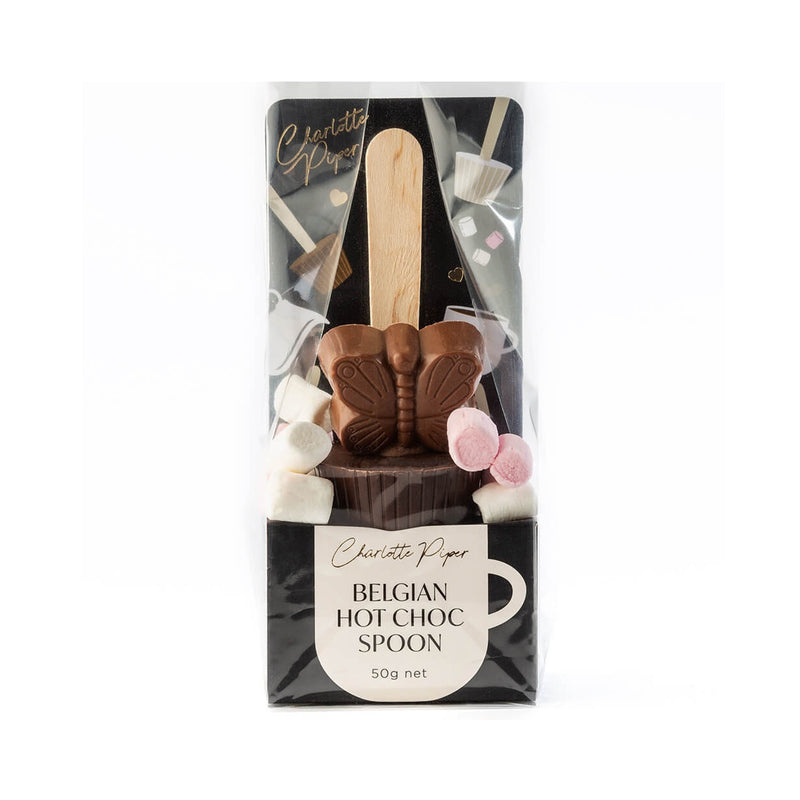 Hot Chocolate Spoon - Dark Butterfly
