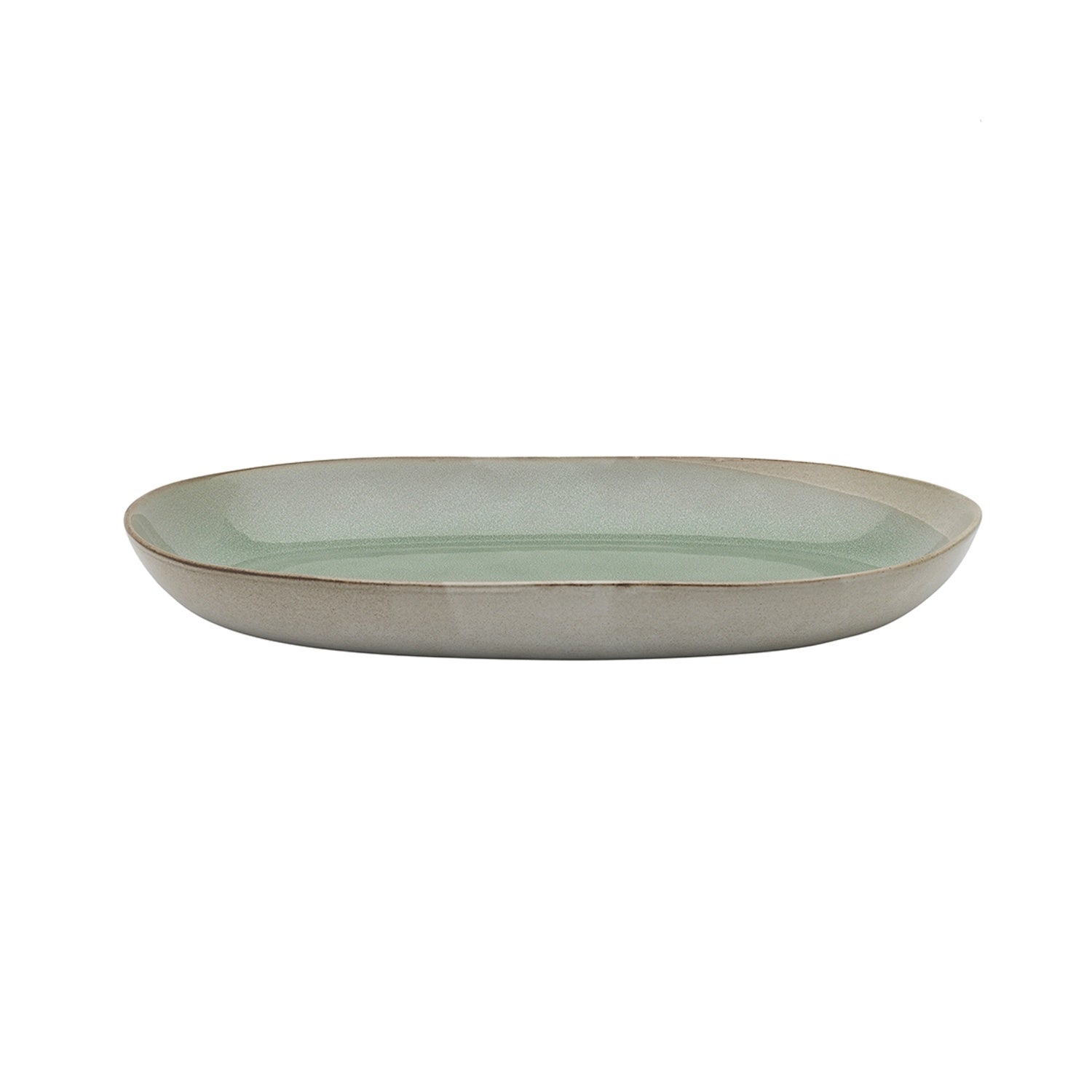 Shallow Bowl Galet Sage