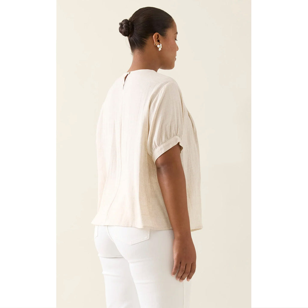 Top Ingrid Pleat - Canvas