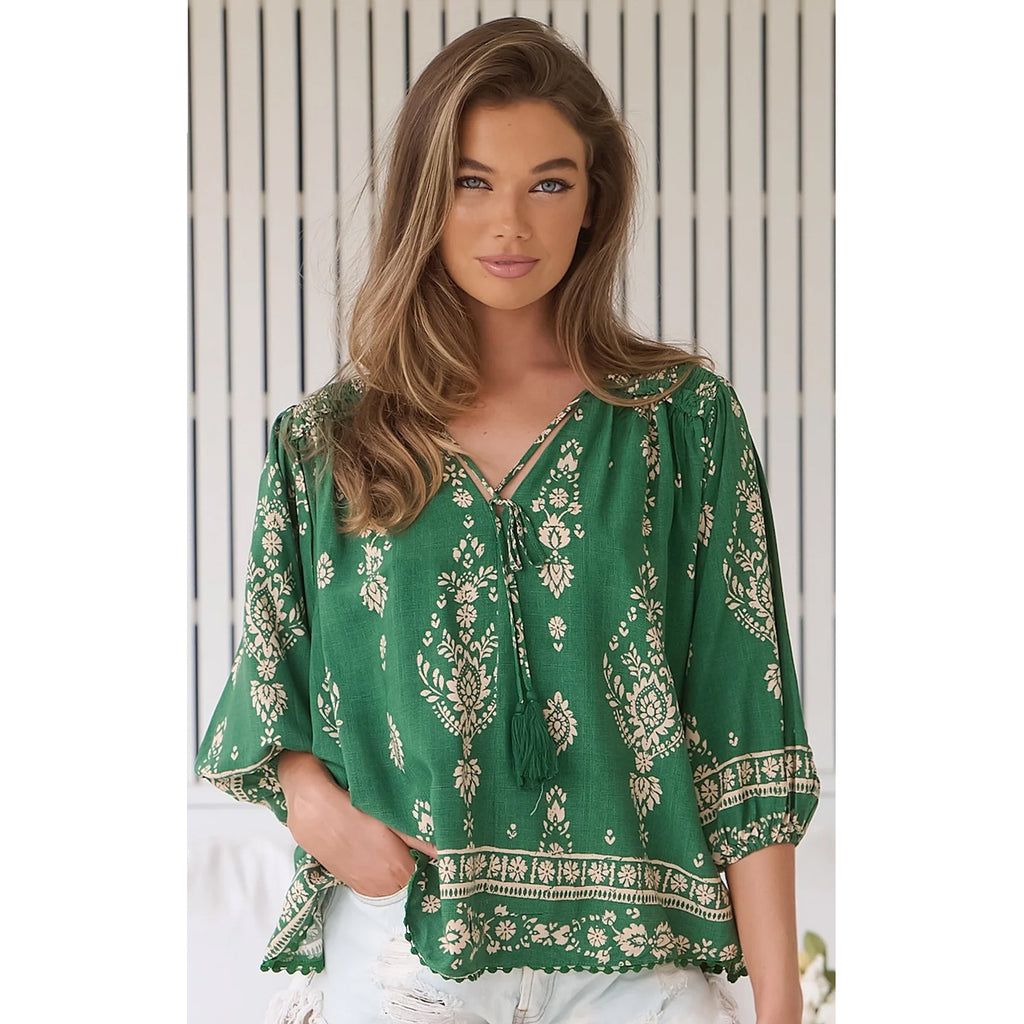 Top Rue - Kiva Print