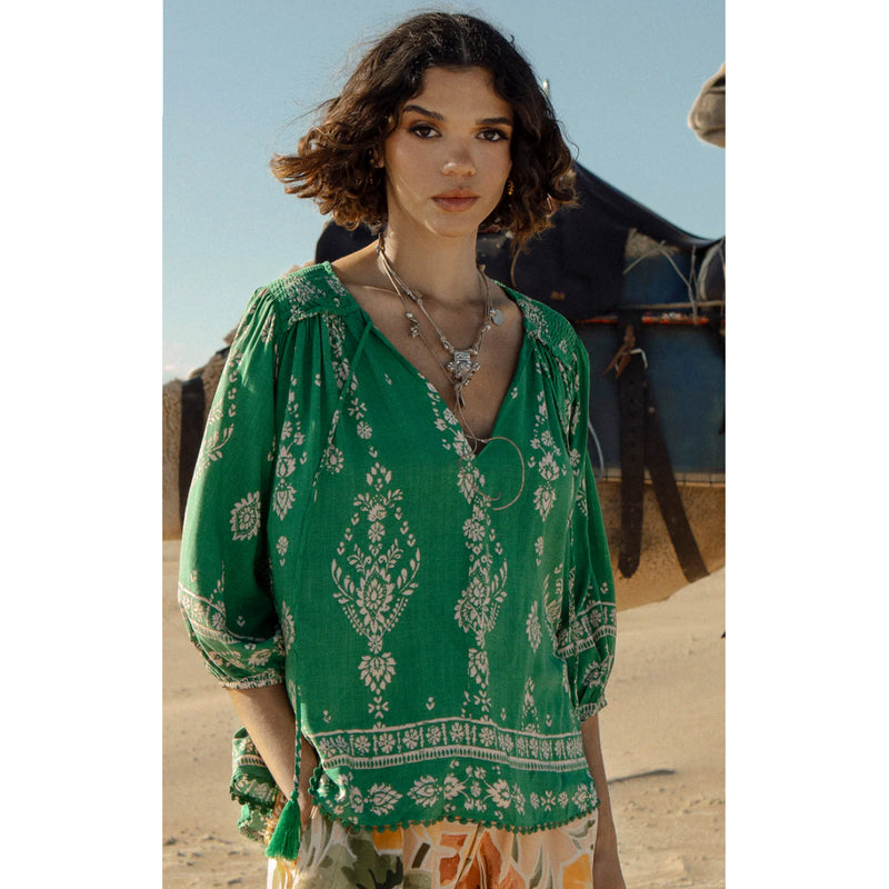 Top Rue - Kiva Print