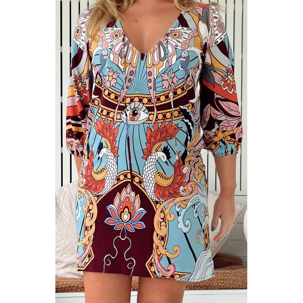 Dress Lake - Wild Hearts Print
