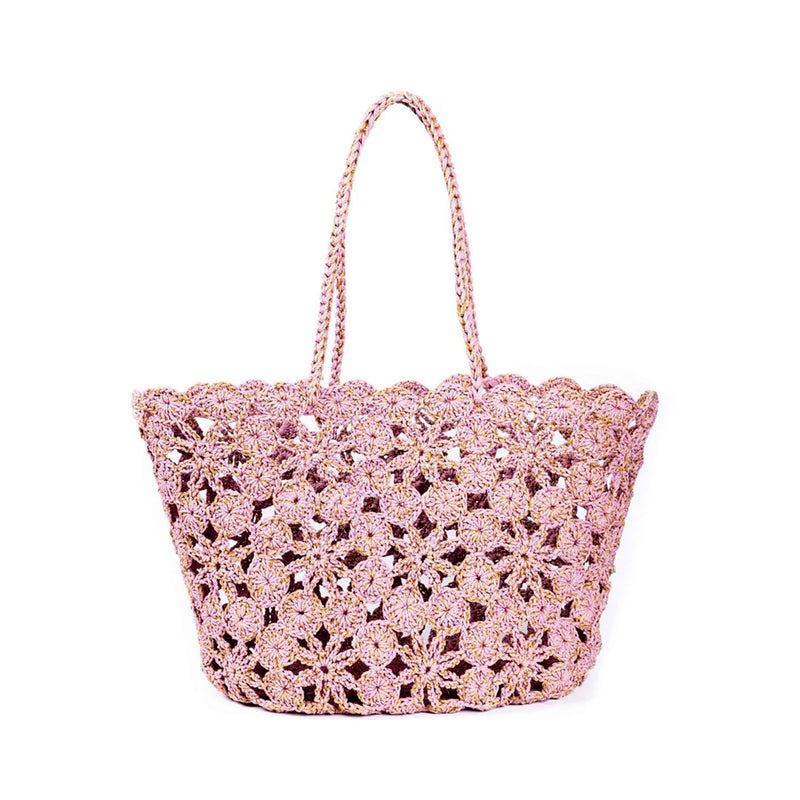 Basket Crochet Jane - Tea Rose & Gold