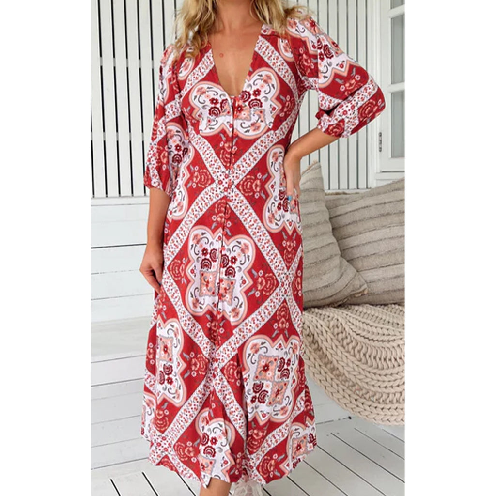 Dress Lenni - Rosa Print