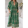 Dress Boheme Midi - Kiva Print