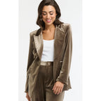 Jacket Jets Velvet - Taupe