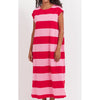 Dress Jardin Stripe Tshirt - Garnet