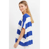 Top Jardin Stripe Tshirt OS - Azul